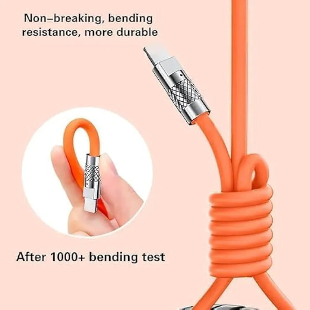 120Watt 3 in 1 Fast Charging Cable For All Smartphone