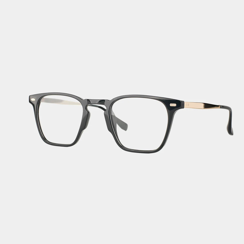 YOURSPEX Brown Tort Wayfarer Full Rim Acetate Metal Frame-Computer Spex (Zero Power)