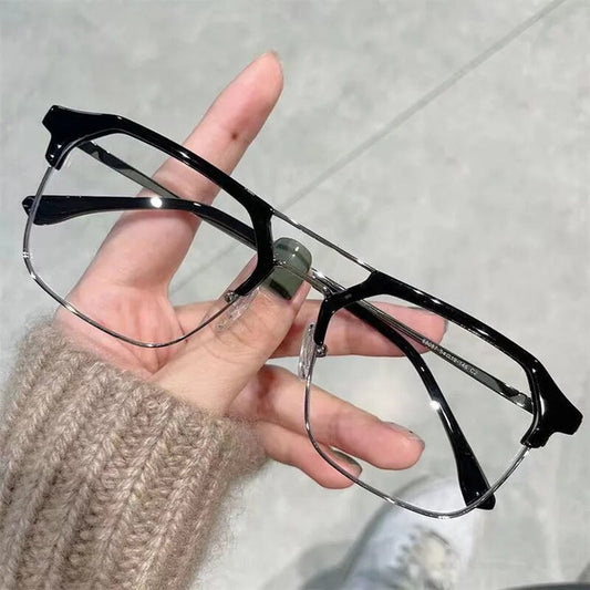 Luxury Square Office Glasses Women Men Anti-blue Glasses